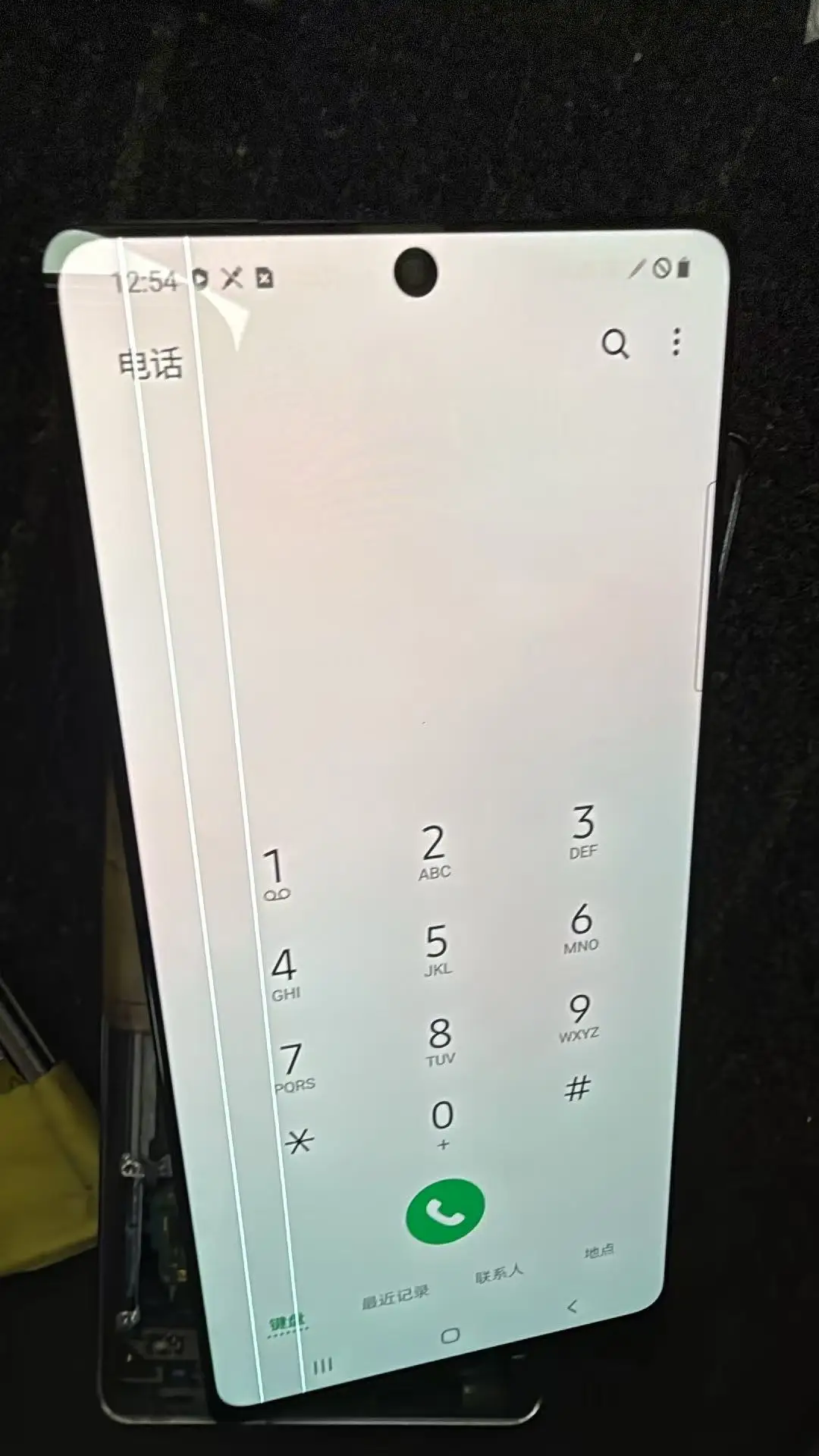 Defective LCD Touch Screen Digitizer Assembly Display