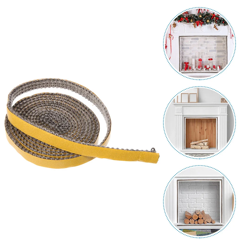 

Wood Stove Gasket Fireplace Door Tape Insulation Materials for Kilns and Industrial Rope Boiler Glass Fiber Seal Shims