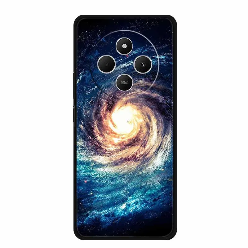 Sleek Black Silicone Shockproof Phone Case - Soft Protective Back Cover