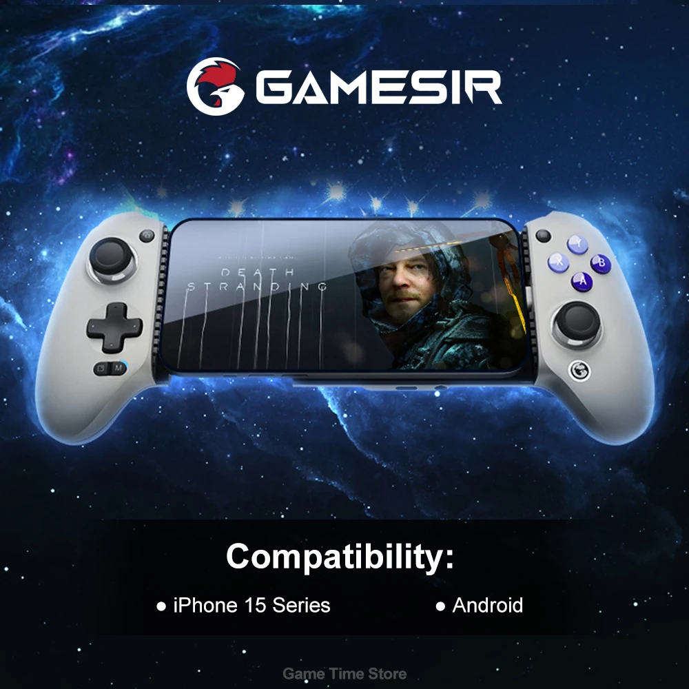 GameSir G8 Galileo Type C Gamepad Mobile Phone Controller with Hall Effect  Stick for iPhone 15 Android PS Remote Play Cloud Game 