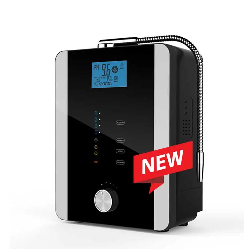 11 Piastre Rivestimento In Platino Ionizzatore D'Acqua Giapponese 3 Livelli Macchina Per Acqua Alcalina Ph 3.5-11 Ionizzatore D'Acqua Kangen