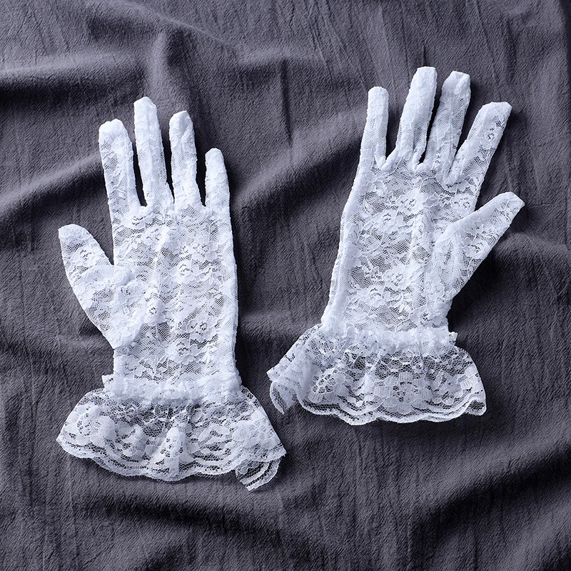Short glove for brides' weddings birthdays parties beauty pageants stage performances etc