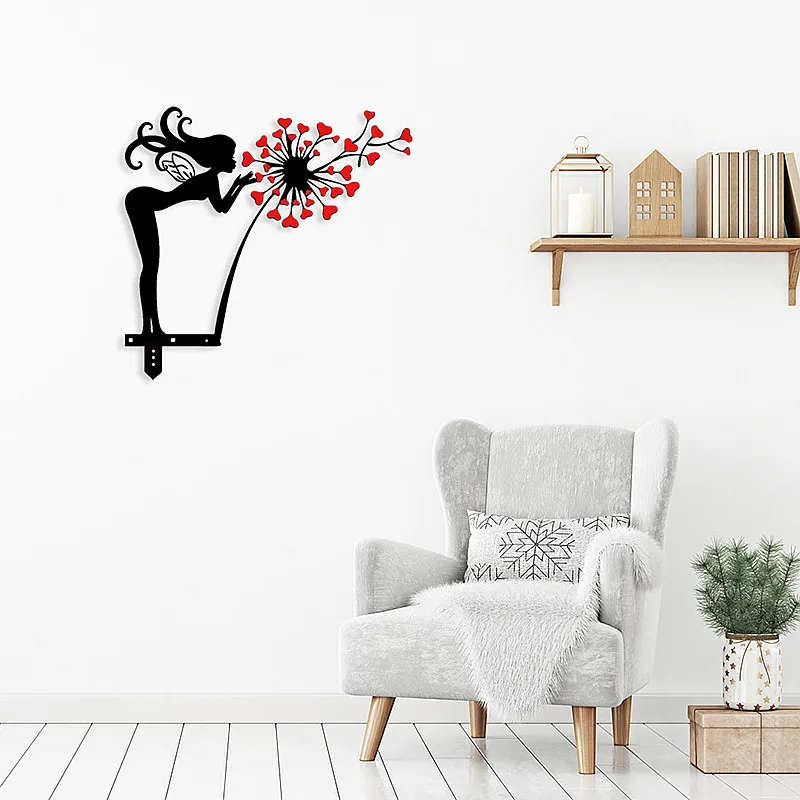 Fairy-Garden-Metal-Iron-Statue-Crafts-Garden-Decoration-Indoor-and-Outdoor-Ornaments-Interesting-Hot-Garden-Statues.jpg Tündérkert Fém Vasszobor Kézműves Kerti Dekoráció Beltéri És Kültéri Díszek Érdekes Forró Szobrok - Image 5