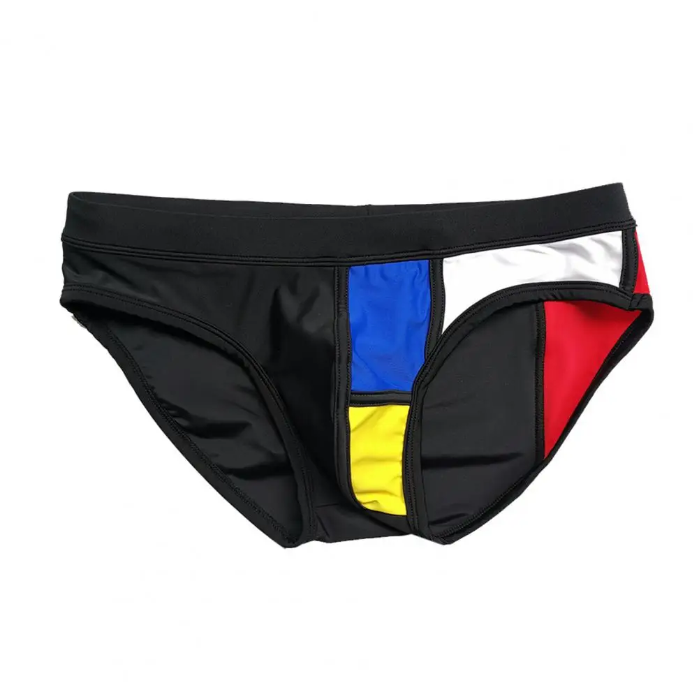 Swim Trunks Men Swimming Quick Dry Elastic Waistband