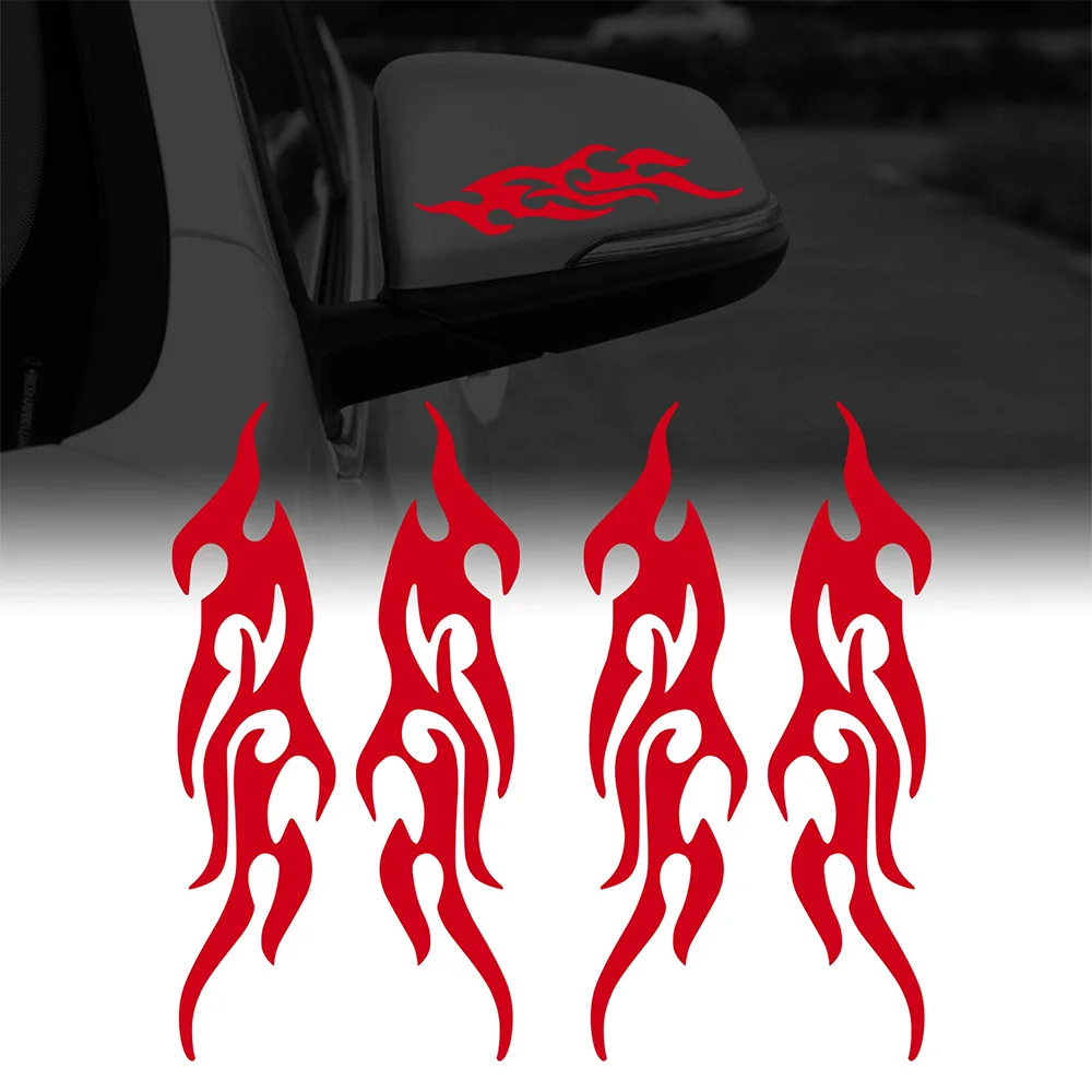 DIY Flame Moto Sticker Waterproof For Car Motorcycle Gas Tank Fende Flame Decal 19CM Flame Assembly Fire Totem for Car Truck SUV