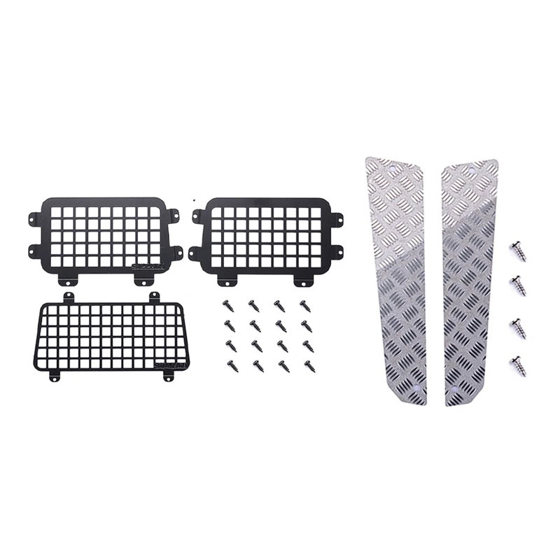 

Автомобильная деталь на радиоуправлении 2 комплекта: 1 комплект защитной сетки для стереоскопического окна и 1 комплект декоративной нескользящей пластины, противоскользящая доска