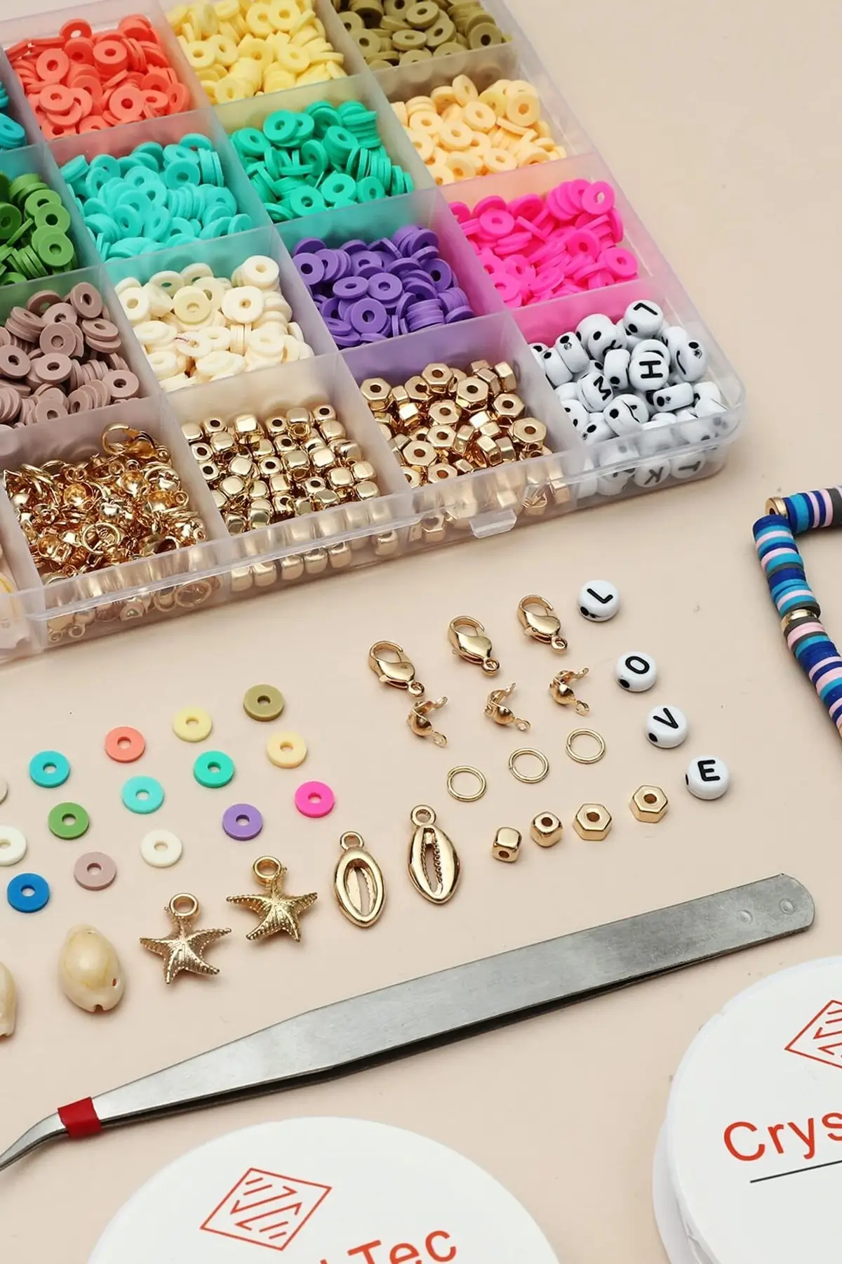 

Business Jewelry Making Luxury Fimo Beads Letter Material Set Hobby Supplies & Entertainment Life