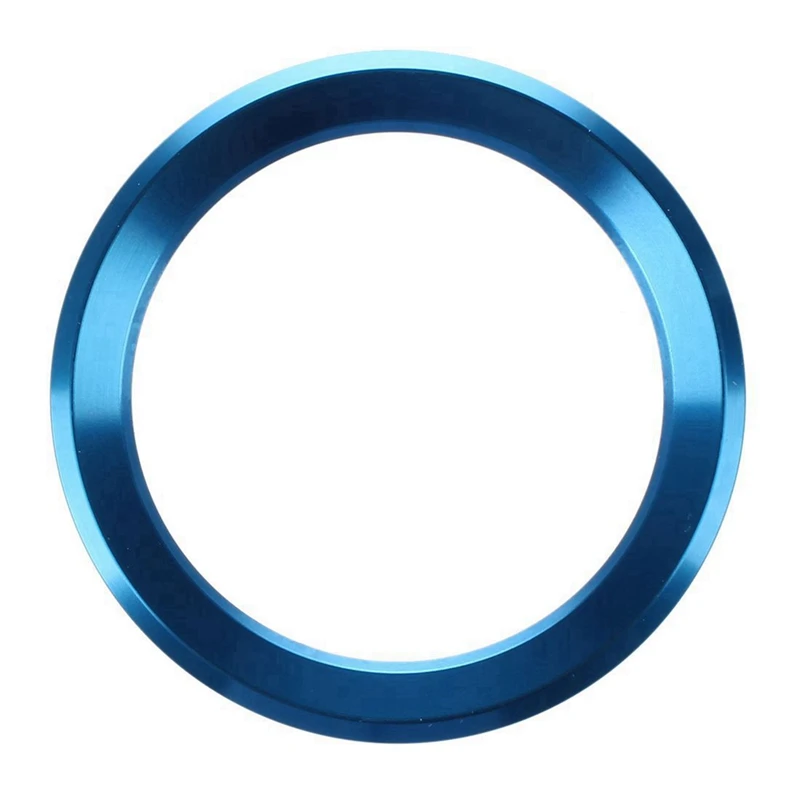 2X For Bmw E34 E30 E60 E36 E39 E46 E30 E60 E90 E92 F10 Car Steering Wheel Circle Covers Interior Car Accessories Blue