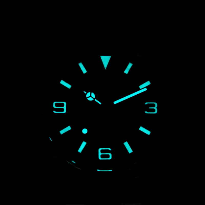 Cronos EX Mechanical Men Watch 36mm NH35 AutomaticSapphire Glass Bushed Bracelet 10ATM  L6019