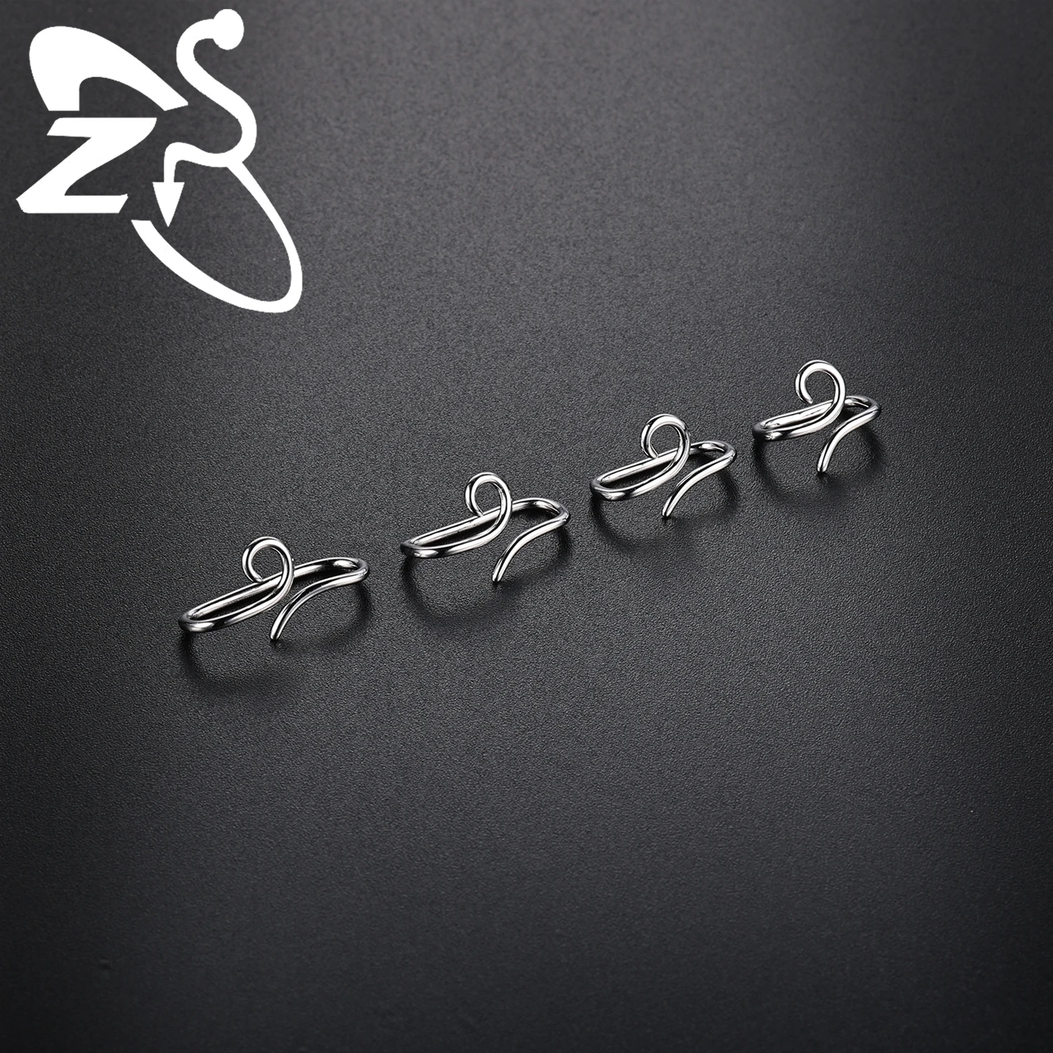 925 Sterling Silver Eyebrow Ring Nose Stud Helix Cartilage Earring Jewelry 1PC 16G 10/12/14/16MM deformable for ZS nose piercings