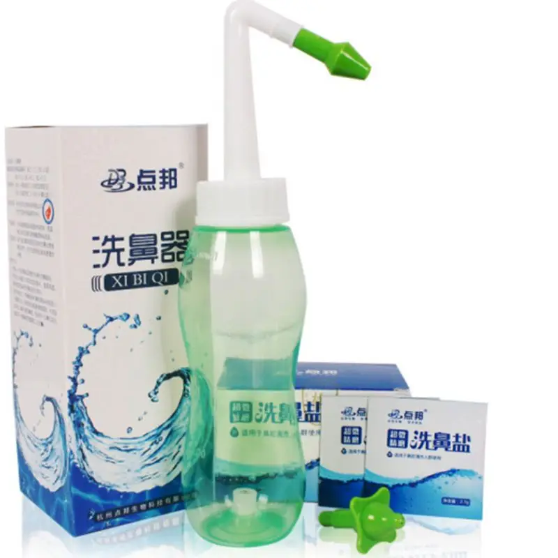 30Bag/Box Nasal Rinse Mix Salt Allergies Relief for Wash Bottle Portable Nose Irrigator Accessories