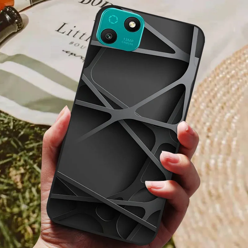 Shockproof Black Silicone TPU Phone Case Cover