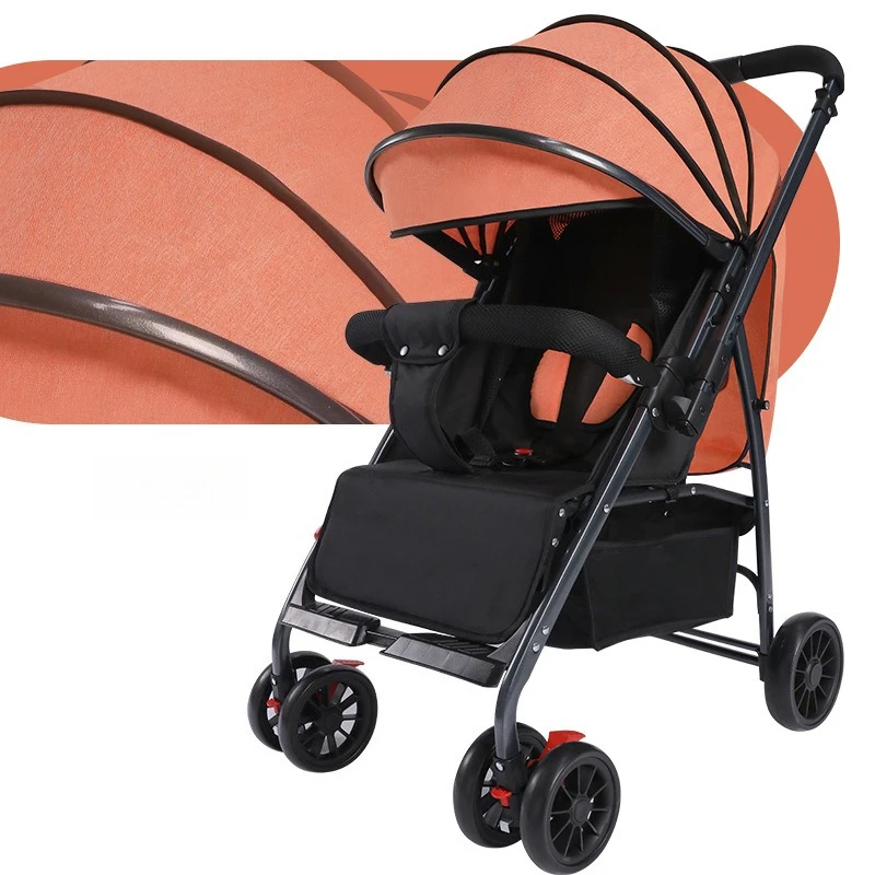 2025 New Two-way Push Baby Stroller One-hand One-button Foldable High-view Lightweight Stroller 2025 New Two-way Push Baby Stroller One-hand One-button Foldable High-view Lightweight Stroller