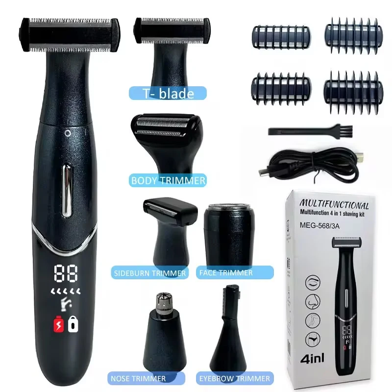 Electric Epilator 4 In 1 Female Body Face Multifunctional Shaving