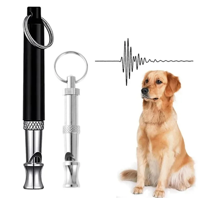 Adjustable Dog Whistle Training Obedience Whistle Sound Repeller Stop Barking Control for Dog Training Deterrent 2PC