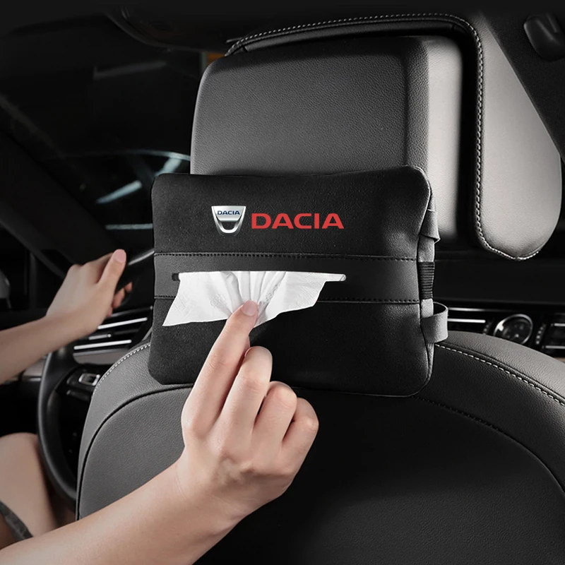 car-high-quality-suede-tissue-box-hanging-storage-for-dacia-duster
