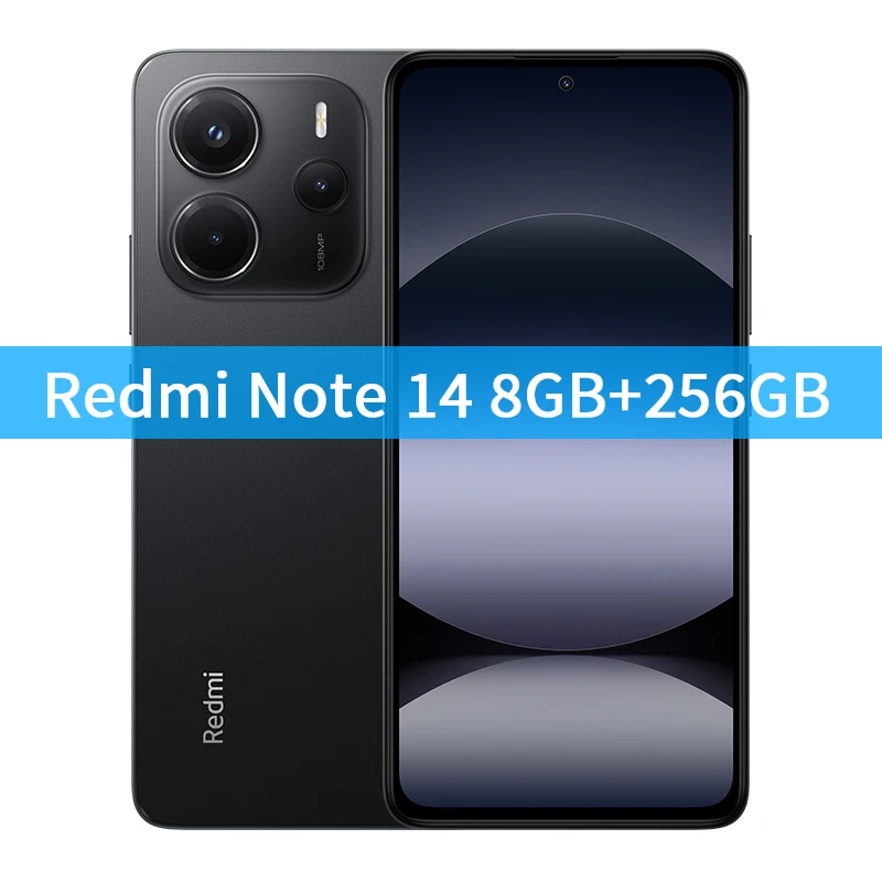 Xiaomi Redmi Note 14 4G Smartphone – 8GB RAM + 256GB, 108MP Kamera, Helio G99-Ultra, 120Hz Display, 5500mAh Akku, Lila