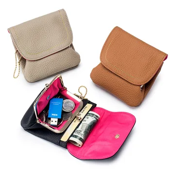 Nuovi Portafogli in Pelle di Vacchetta per Donne, Borse in Pelle PU alla Moda, Grande Capacità, Portafoglio Carino, Portamonete e Porta Carte