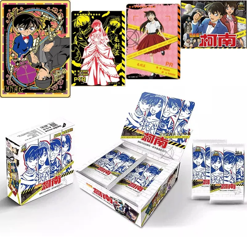 

Anime Detective Conan Edogawa Yoshida Ayumi Kobayashi Sumiko PTR Figure Card Game Collection Anime Cards Kids Toy Gifts