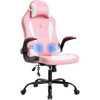 Office Chair  Racing Executive PU Leather Ergonomic Massage Computer Chair with Lumbar Support Headrest 1