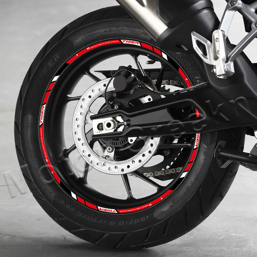 오토바이 휠 스티커 림 스트라이프 데칼 액세서리 Tiger Explorer XR 800Xc Xca Xcx 900 Gt Rally Pro Gt 850 Sport