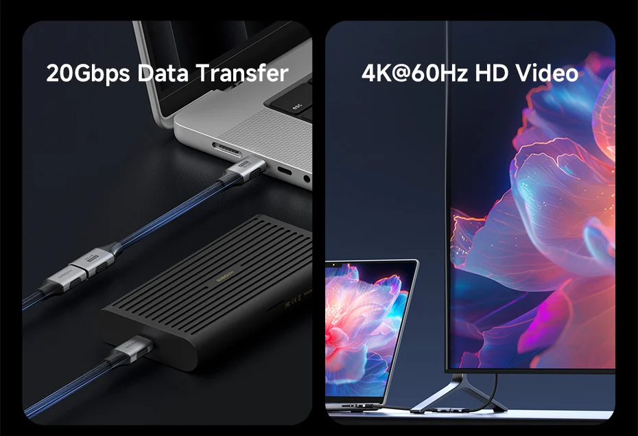 Hagibis USB-C Extension Cable 20Gbps 240W 4K