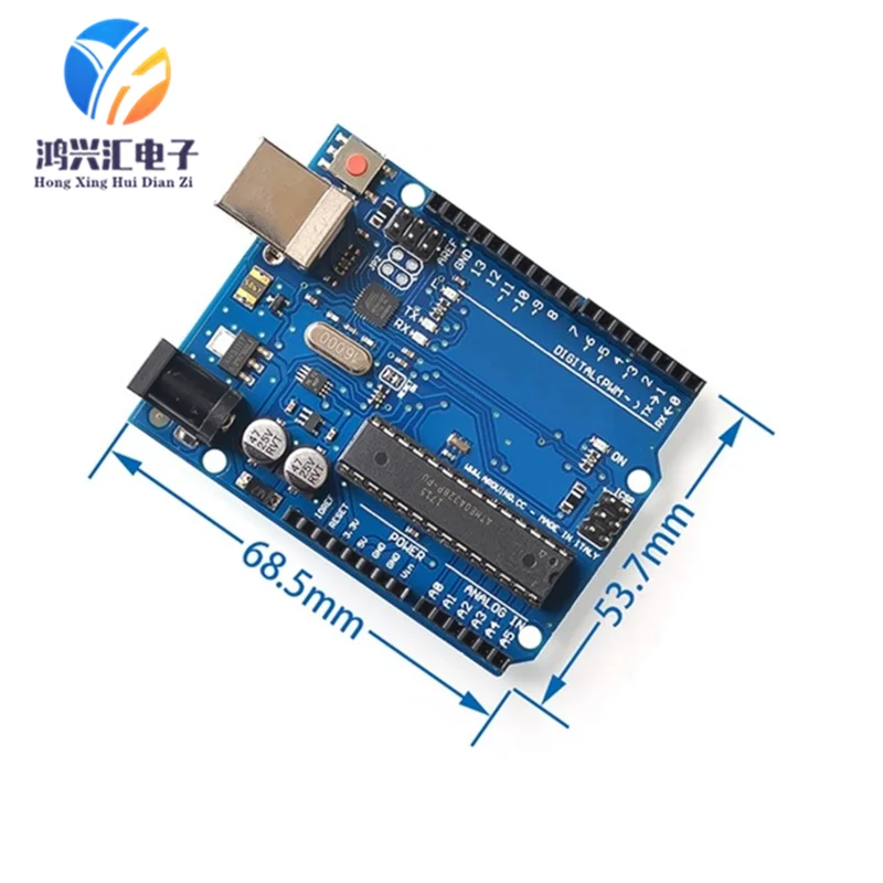 Per La Scheda Di Sviluppo Uno-R3 Controllo Versione Ufficiale Modulo Microcontrollore Atmega328P Compatibile Con Arduino