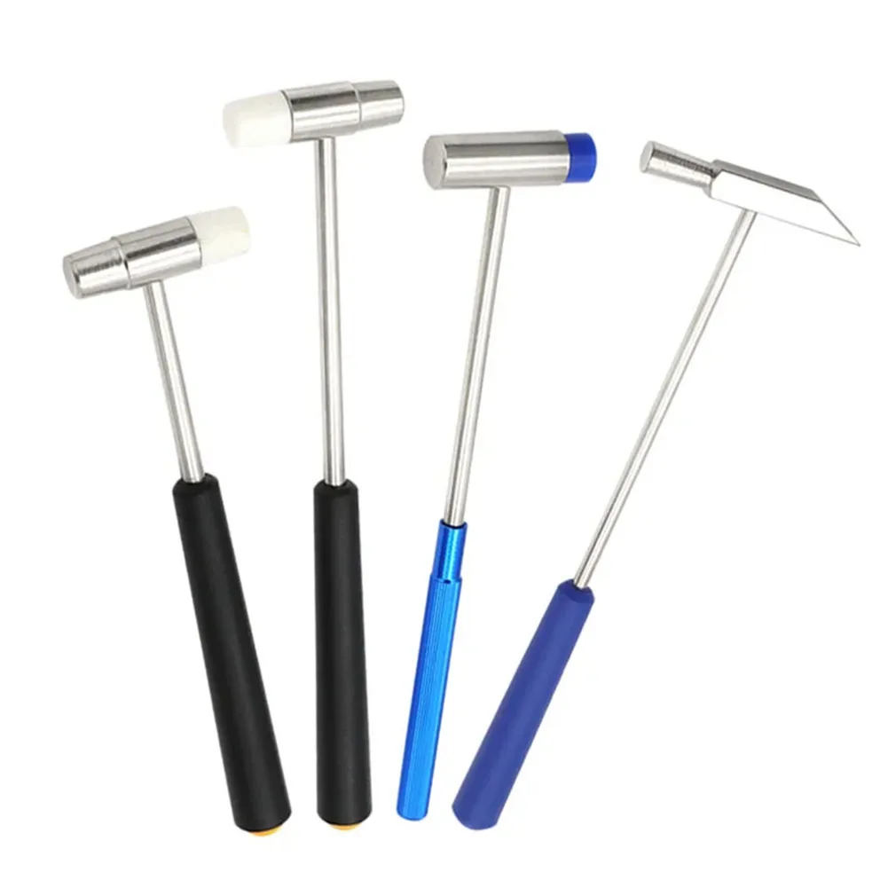 Mini Hammer Rubber Hammer Small Hammer Repair Tool Watch Strap Bracelet Soft And Hard Hammers DIY Metal Rubber Hammer Double Head For Repair Watch