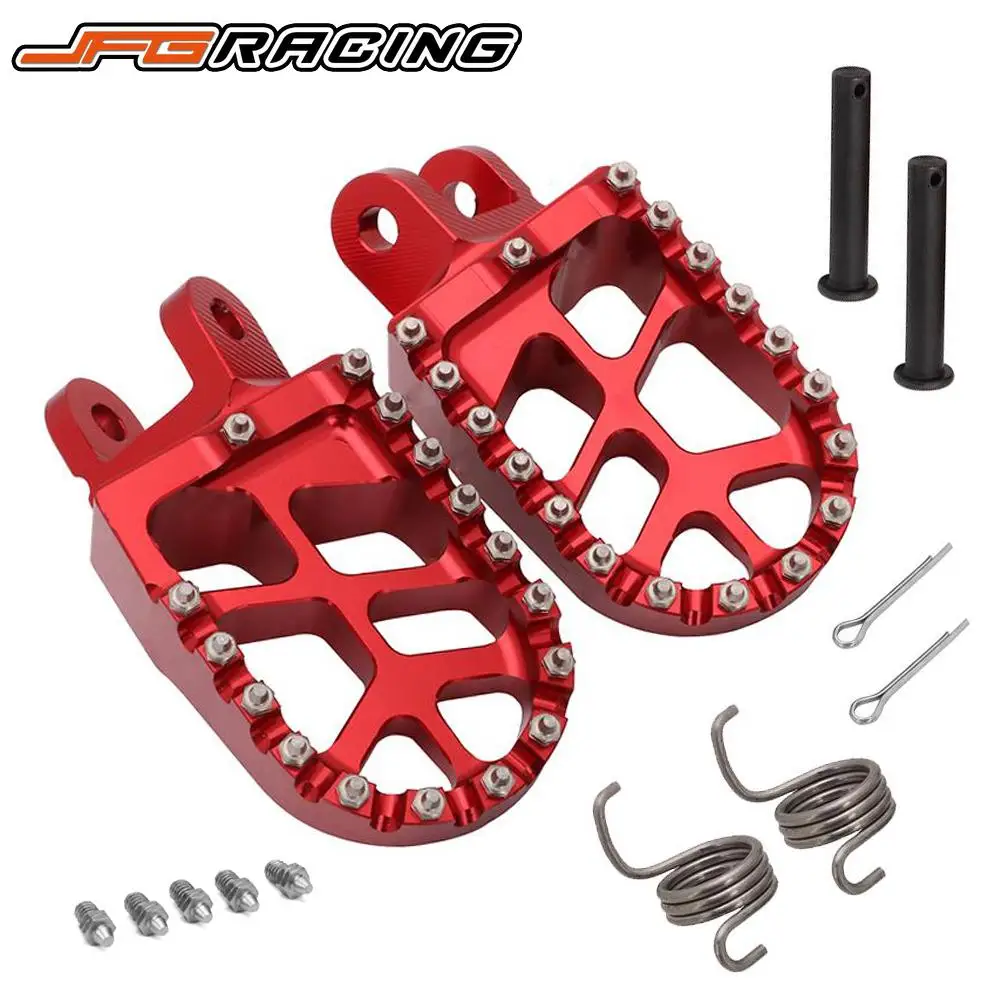 

Motorcycle Footpeg Footrests Foot Pegs Rests For HONDA CR80 XR250 XR400 XR600R XR650L XR650R CR 85 XR 250 450 600R Off-road Bike