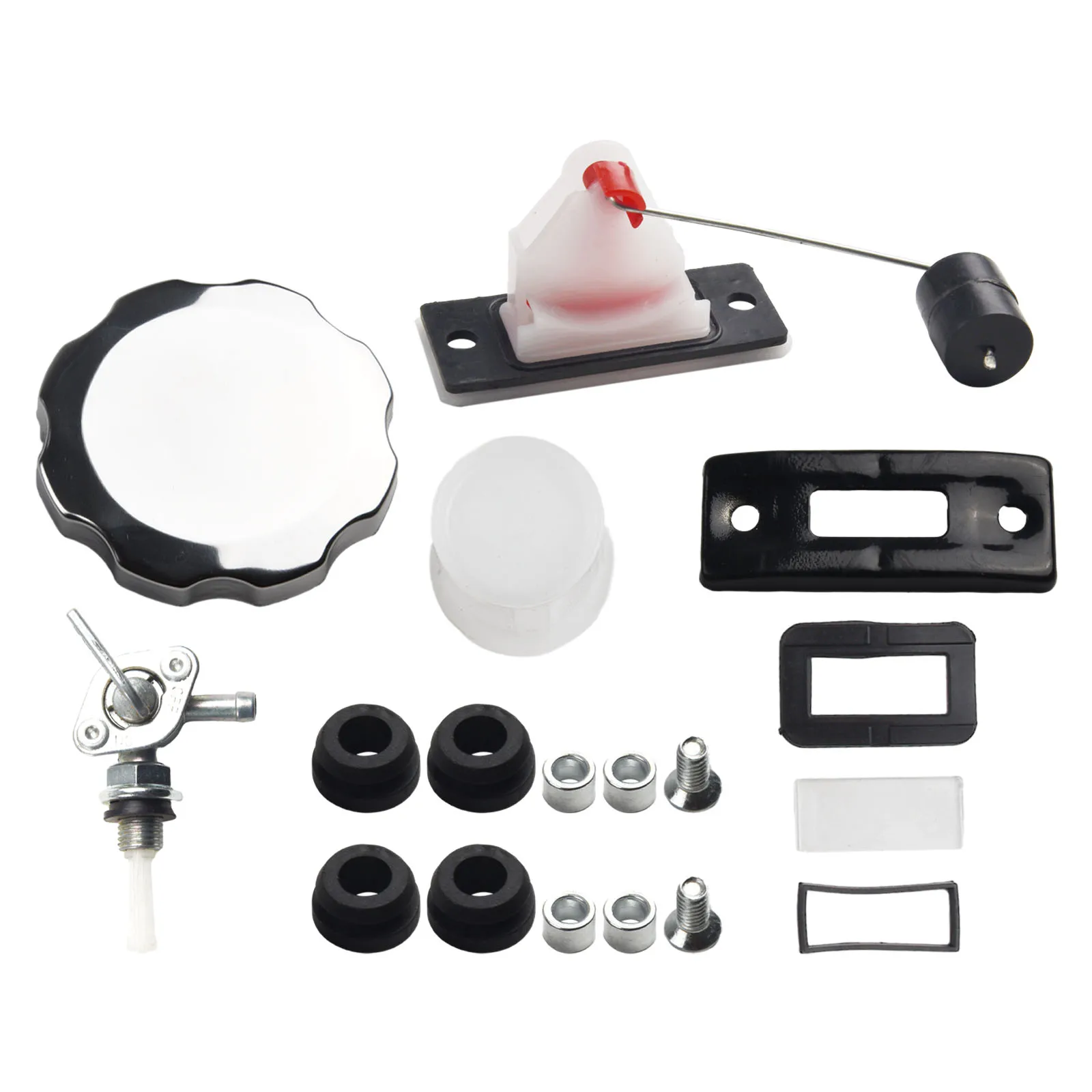 

Fuel Gas Tank Generator Accessory High performance Petcock Filter Gauge Cap Ideal for 5 Gallon 7 Gallon Generators