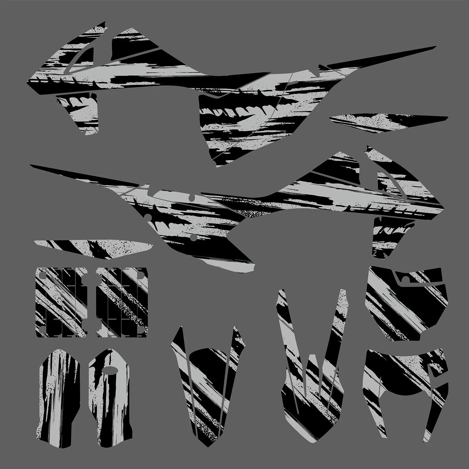 NICECNC Motorrad-Grafik-Hintergrund-Aufkleber für KTM EXC 300 EXC 250 EXC 350 EXC 450 XC XCF 2017 2018 2019 Anpassen – Detail 5