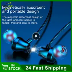 New H07 Sports Running Headset Neck-mounted Wireless Blue-tooth 5.0 Earphones Waterproof Earbuds Noise Reduction Headphone