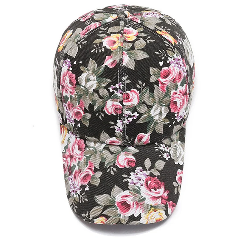 Colorful Daisies Floral Baseball Cap For Women - Adjustable Trucker Hat With UV Protection - View #8