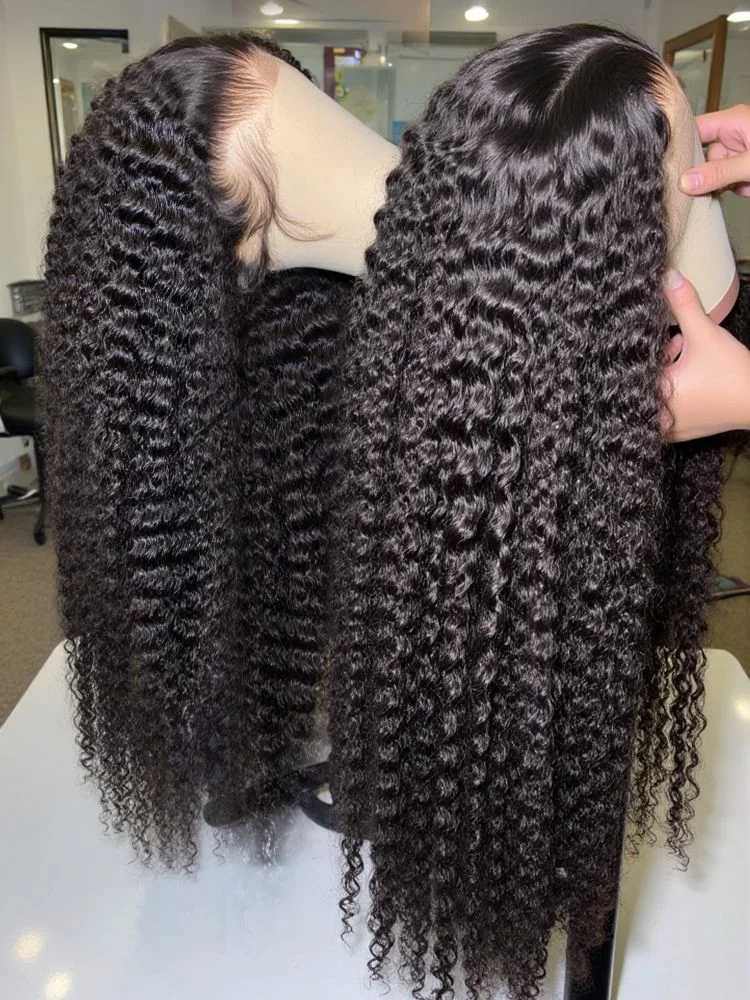 42 Inch 13x6 13x4 Deep Wave HD Lace Frontal Human Hair Wigs 5x5 Glueless Deep Curly Human Hair Full Lace Front Human Hair Wigs 1