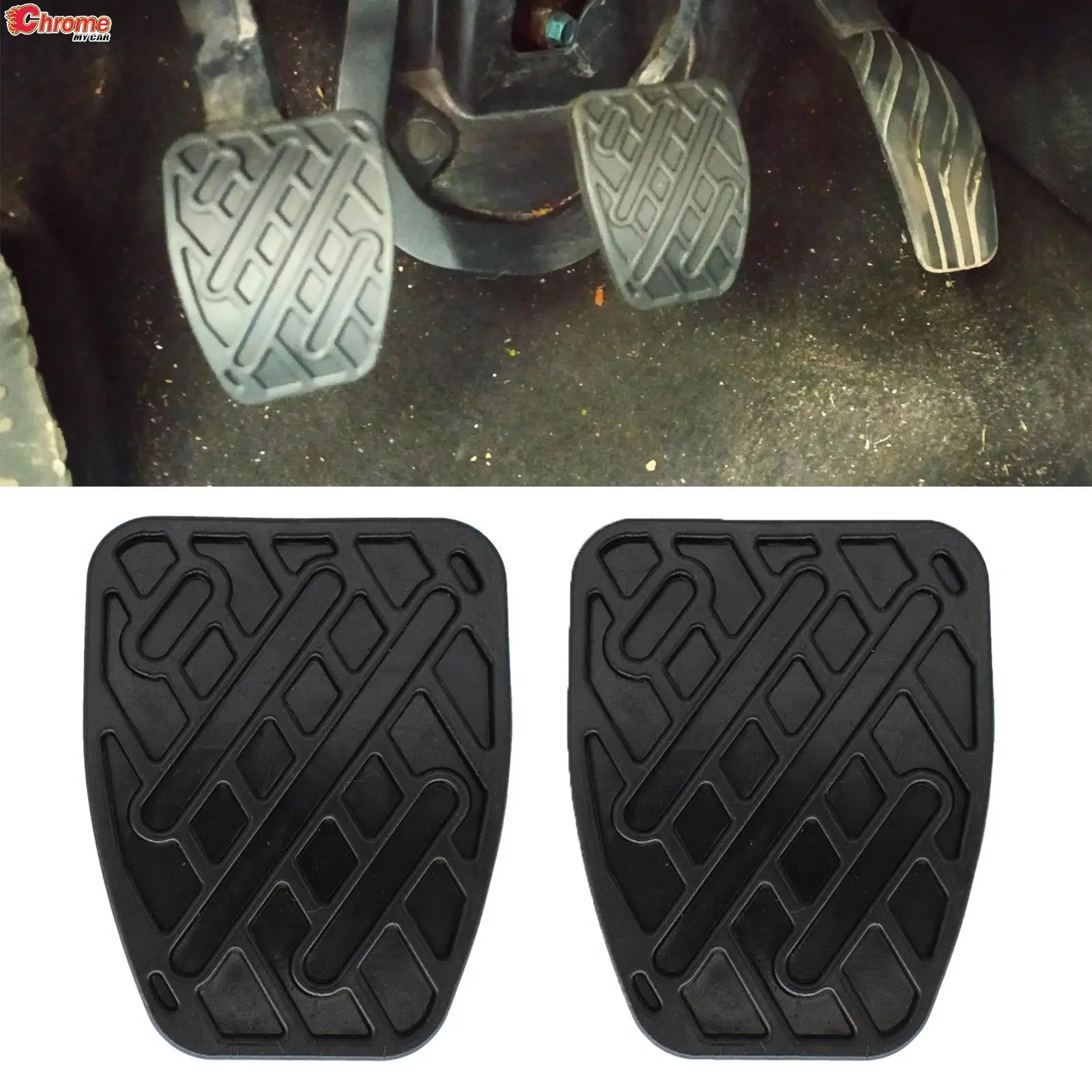 

Комплект накладок на педали тормоза и педали для Nissan X-Trail 2007 2008 2009 2010 2011 2012