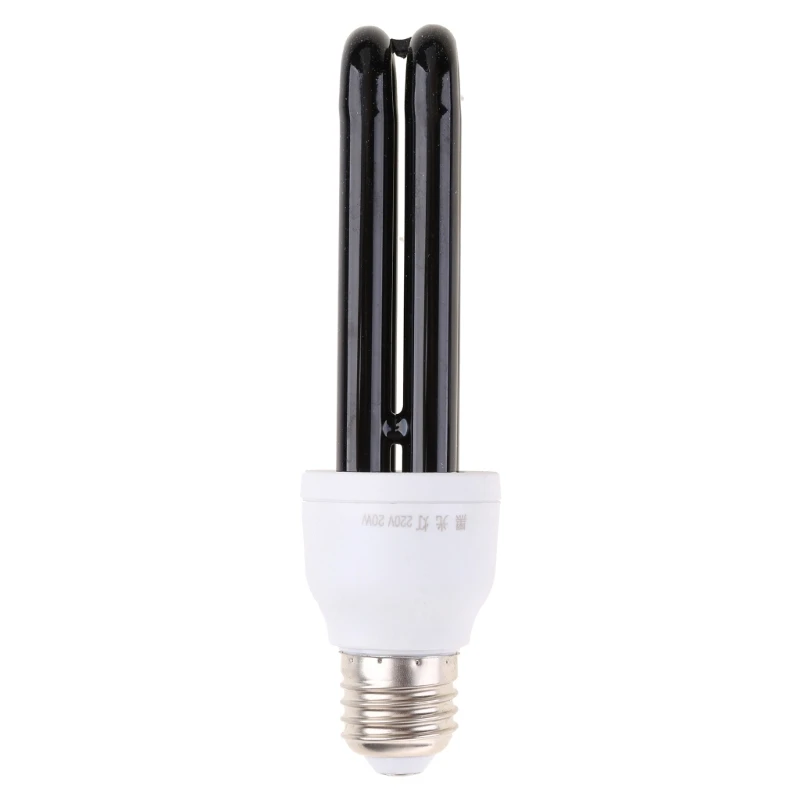 

220V 20W E27 UV Черная лампочка Ультрафиолетовая лампа Замена Ловушка для мух Прочный