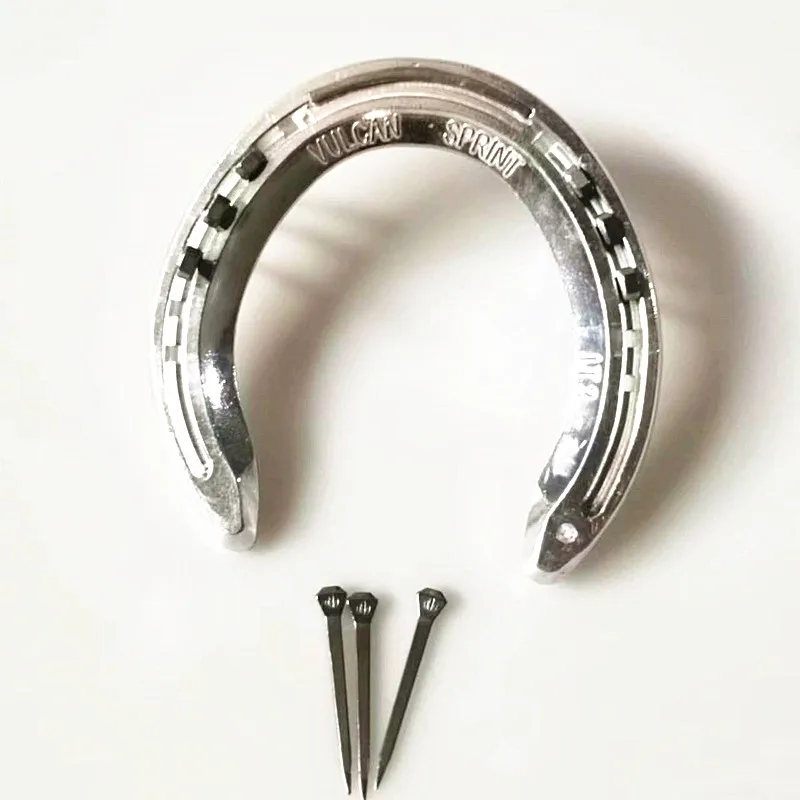4 soles 24 nails Aluminum alloy horseshoe iron horseshoe speed racing horse shoe nail horse equipment horse harness supplies