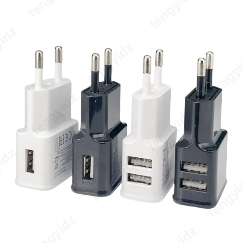 5V 2A Universal Power Supply Adapter USB Double USB Phone Charger AC DC 5V Power Adpater Supply Charger For phone Android