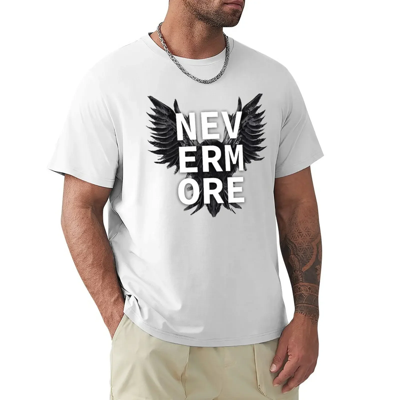 Raven - Mylene Farmer Nevermore 2023 T-Shirt Vestiti Carini Stampa Animalier Oversize Per Ragazzi T-Shirt Grafiche Da Uomo Anime