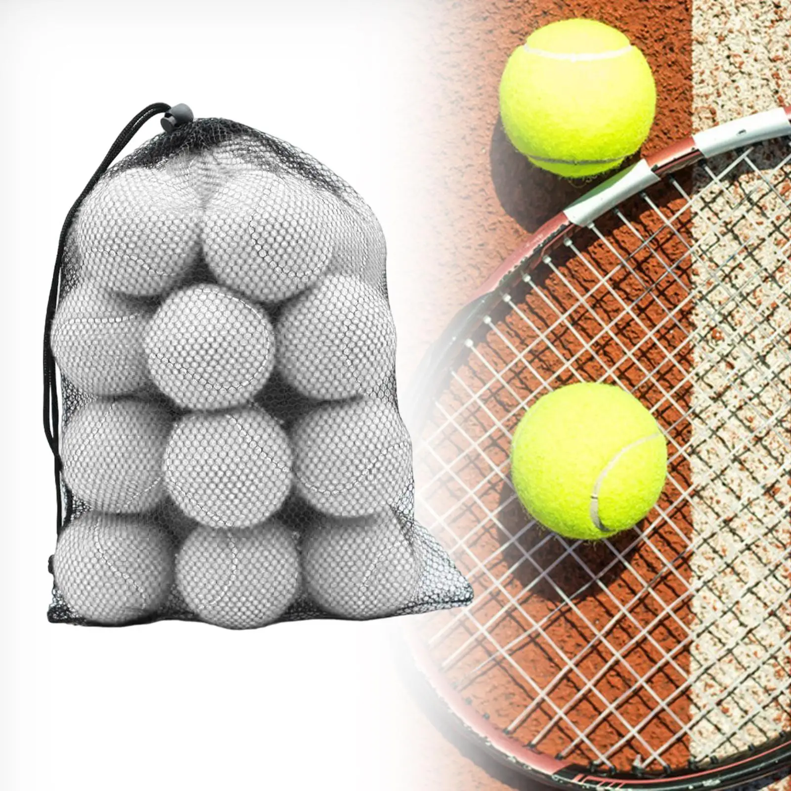 20 Pack of Tennis Balls for Training And Exercise 2.52