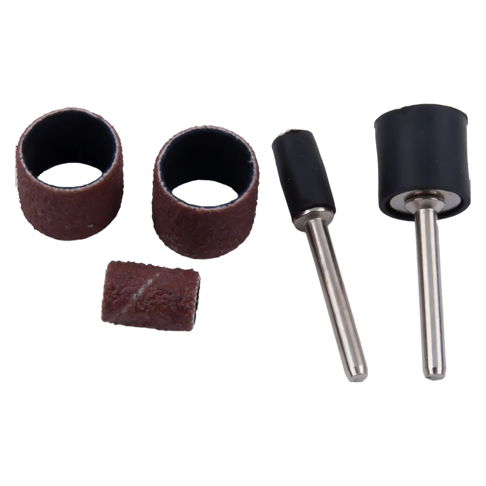 22pcs Polishing Sandpaper Rod Rotating Tool With Rod Sand Ring Sandpaper Ring Polishing Sandpaper Rod Replacement 5pcs lot gh898 jade ring bangle glasses polishing cloth jewelry cleaning tool gold silver diamond gemstone cloth