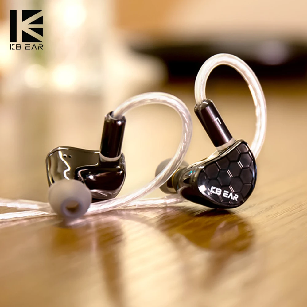 

KBEAR Xuanwu HIFI Wired Earphones Dynamic Driver In-Ear Earphone HD Microphone Enhanced Bass 2PIN OFC Detachable Audio Cable