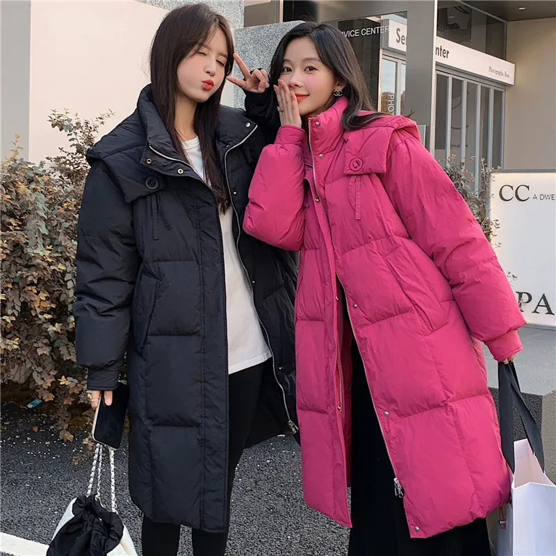 2023 new plus-size down jacket women's plus-size down jacket 90 white duck down