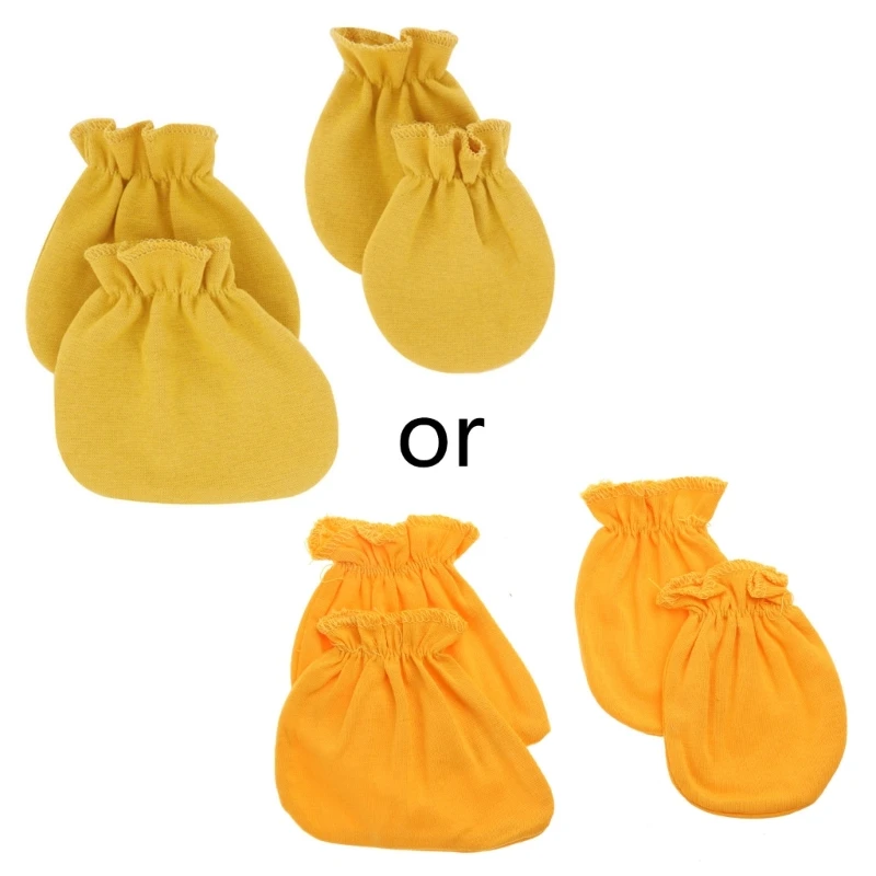 

Перчатки против царапин, чехлы для ног, защита лица, мягкие хлопковые носки для рук и ног, детские ручки для детей 0–12 месяцев