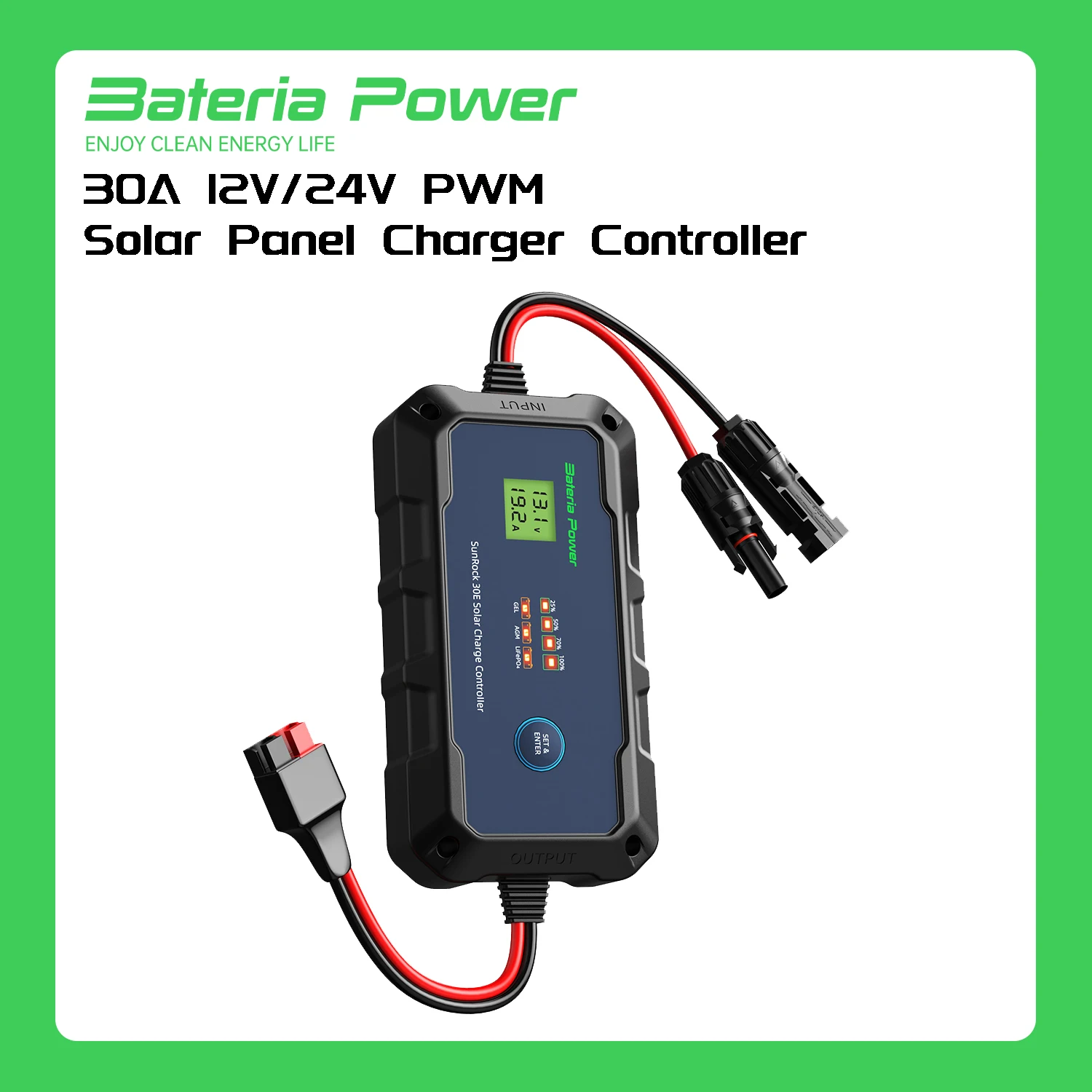 30A-Solar-Charge-Controller-Bateria-Power-12V-24V-PWM-Solar-Panel ...