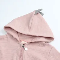 100% Cotton Baby Romper Zipper Hooded Jumpsuits Dinosaur Jumpers Boys Girls One-Pieces Growings Hoodies Grows Soft Roupa de Bebe - Image 2
