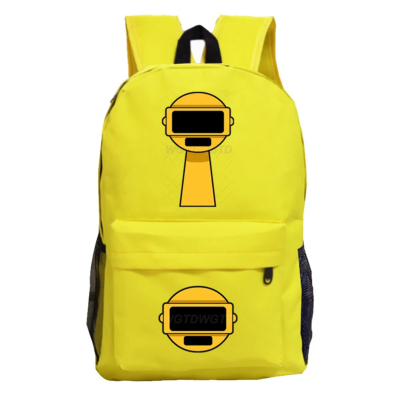 Sprunki Students Cartoon School Backpack Sprunki Game Pattern Multi-function Primary Schoolbag Sprunki Game Mochilas Masculinas