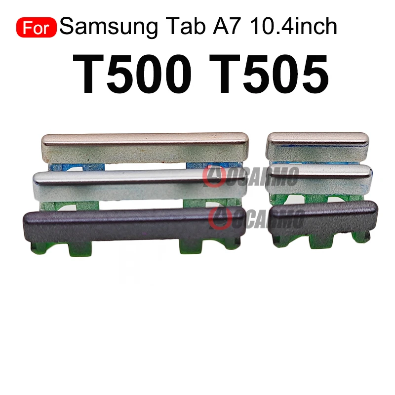 삼성 갤럭시 탭 A 10.1 A7 10.4 인치 T500 T505 T510 T515 볼륨 업 다운 전원 켜기 끄기 측면 키 버튼 교체 부품