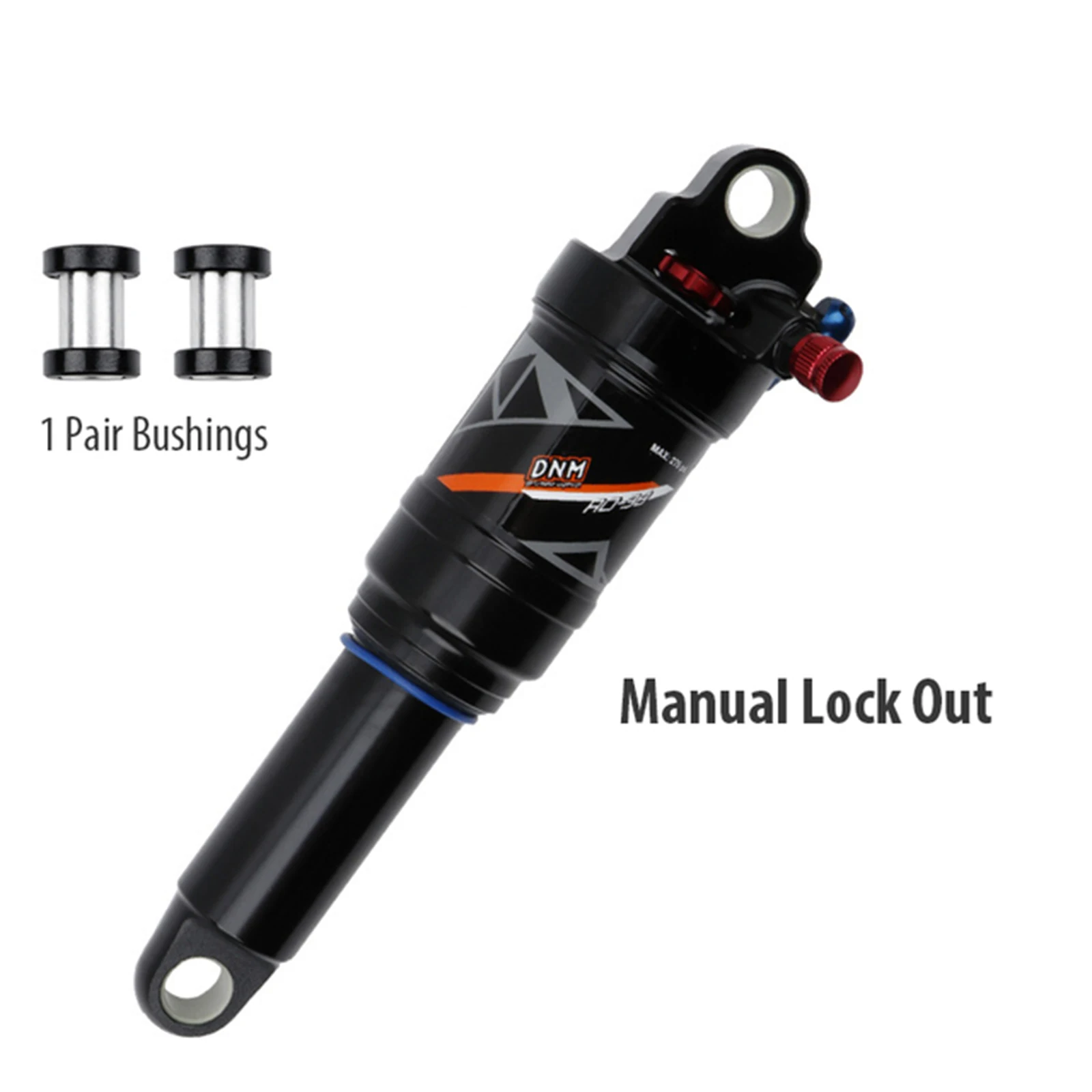 

Lightweight Black AL 7075 Aluminum Alloy DNM AO38RC Mountain Bike Air Rear Shock for HD AM AC 165 190 200 210mm