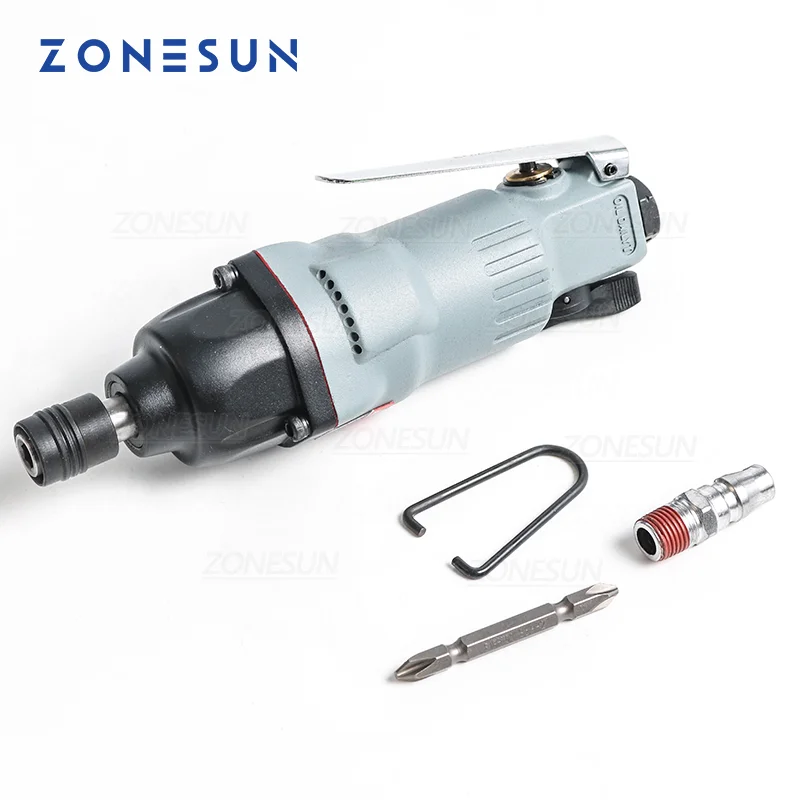 

ZONESUN 7228 M6-M8 Bolt Pneumatic Tools Air Tools Air Screwdriver Strong Powerful Tools Double Hammer Impact Wrench Gun Style